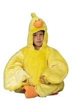 Huhn Plüsch-Overall Kinderkostüm gelb
