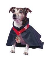 Hunde-Kostüm Dracula schwarz