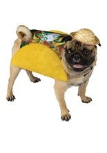 Hunde-Kostüm Taco gelb
