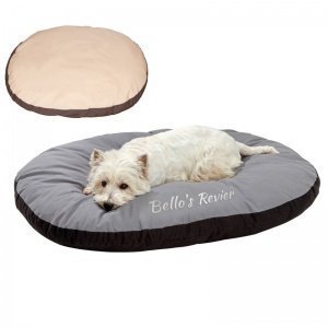 Hundekissen mit eigener Bestickung