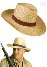 Hut mit braunem Hutband