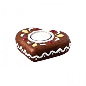 Hutschenreuther-Teelicht Lebkuchenherz