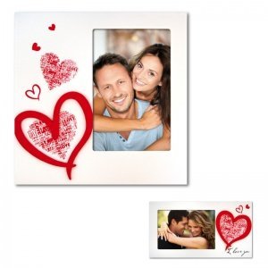 *I Love You* - Rahmen mit Ihrem Foto