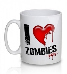 I Love Zombies Tasse