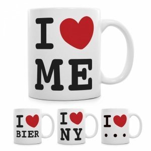 I Love - personalisierte Tasse