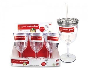 I am not a wine glass - Becher to go - wein glas