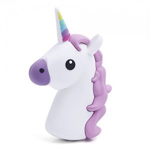 Powerbank Einhorn-Emoji-Design