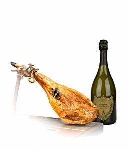 Ibérico Schinken ganzes Bein in Holzkist