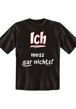 Ich muss gar nichts