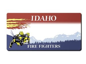 Idaho Feuerwehr USA Deko PKW-Kennzeichen
