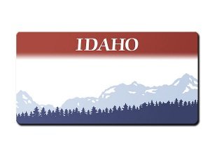 Idaho USA Deko PKW-Kennzeichen mit indiv