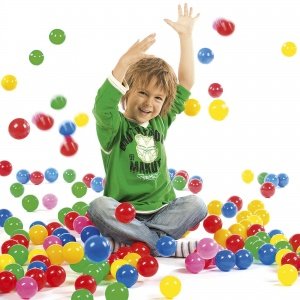 Iglu-Zelt mit 100 Bällen