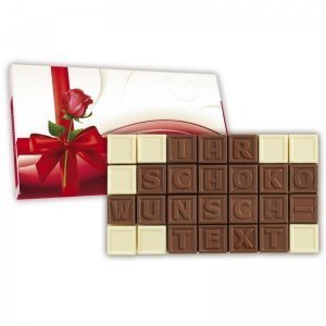 Ihr Valentinsgruß aus Schokolade