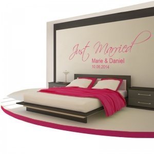 Ihr Wandtattoo *Just Married*