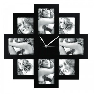 Ihre 8-Fotos-Wanduhr