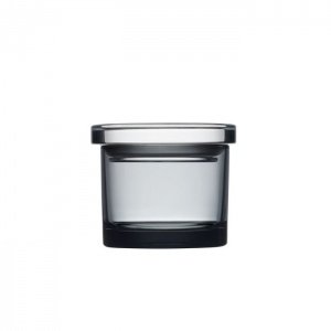 Iittala Jar Vorratsglas Grau 80 x 65 mm