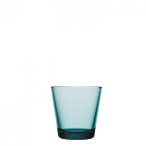 Iittala Kartio Glas-Becher Seeblau 2er S