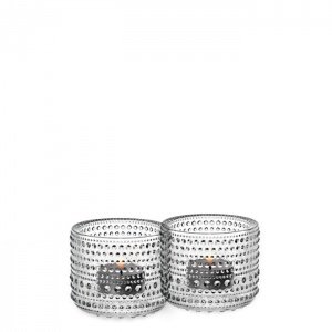 Iittala Kastehelmi Teelichthalter Klar/K