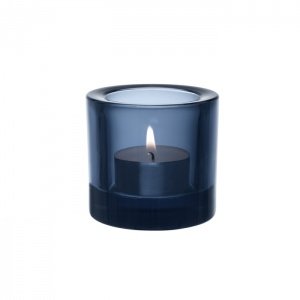 Iittala Kivi Teelichthalter Regenblau