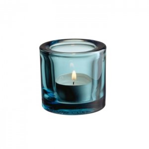 Iittala Kivi Teelichthalter Seeblau