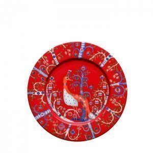 Iittala Taika Rot Teller flach 22 cm