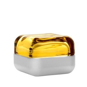 Iittala VITRIINI Glasbox 6cm gelb-hellgr