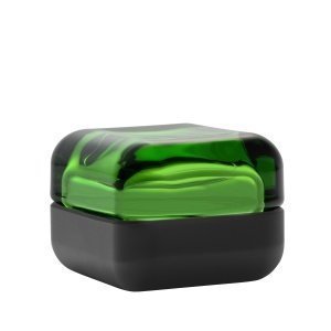 Iittala VITRIINI Glasbox 6cm grün-schwar