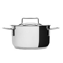 iittala - All Steel Topf mit Deckel, 2.5