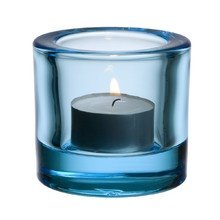 iittala - Kivi Teelichthalter, hellblau