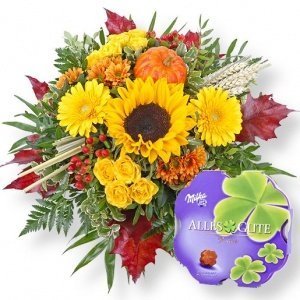 Indian Summer und Milka Pralinen