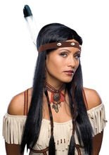 Indianerin Perücke
