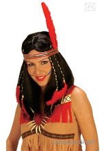 Indianerin Perücke