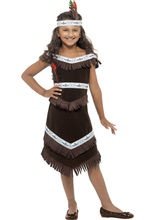 Indianerin Squaw Kinderkostüm Western br