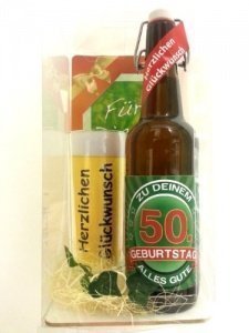 Bier mit Etikett