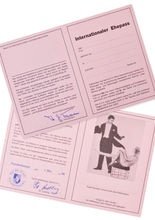 Internationaler Ehe-Pass