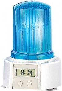 infactory Blaulicht-Wecker