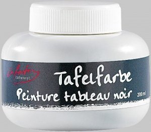 infactory Tafelfarbe 200 ml für mit Kreide beschriftbare Wände