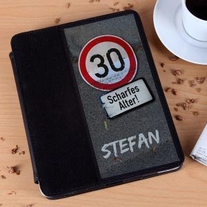 iPad-Hülle *Scharfes Alter* zum Geburtst