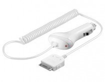 iPad KFZ-Ladekabel Weiß