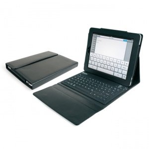 iPad Tasche mit Bluetooth- Tastatur