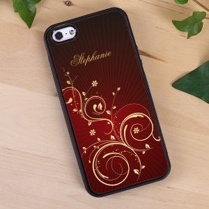 iPhone 5 Cover mit Ornament und Wunschna