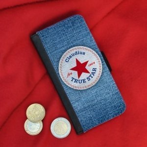 iPhone 5 Klapp - Etui *True Star* mit Na