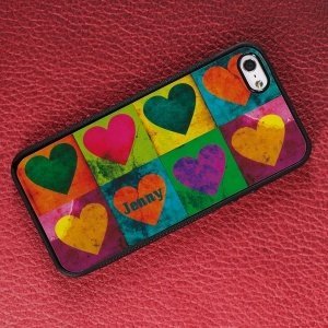 iPhone 5 Schützhülle mit Herze