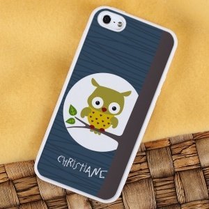 iPhone 5 Schutzhülle mit Eule und N