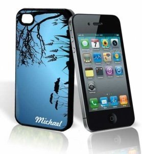 iPhone®-Cover 4/ 4S Sunset blau gestalte