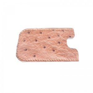 iPhone Hülle aus Straußenleder Farbe dun