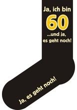 Ja, ich bin 60 Socken