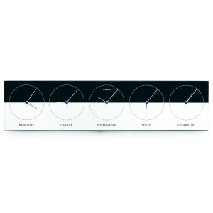 Jacob Jensen Weltzeituhr CLASSIC horizon