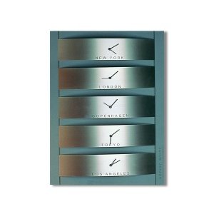 Jacob Jensen Weltzeituhr WORLD TIMER ver