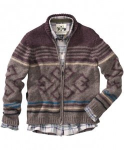 Jacquard-Cardigan